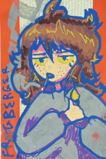 self portrait sticker